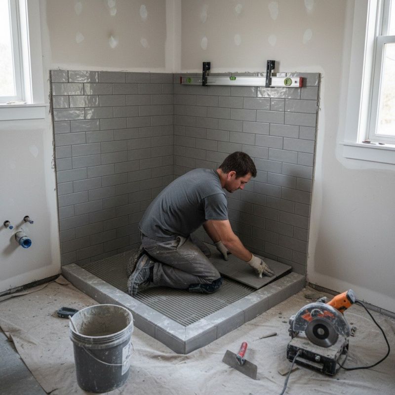 Shower Floor Tiling in Longmont, CO